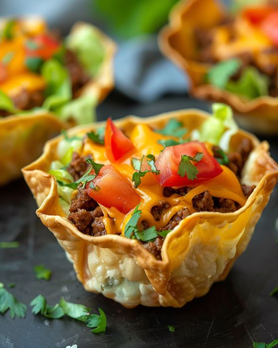 Taco Salad Cups Recipe - Useful Tips